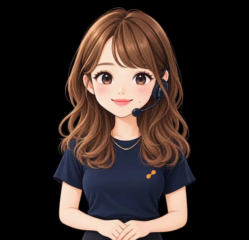 bookmi AI Phone のAIスタッフ（イメージキャラクター）